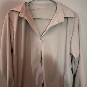 Shein gray blouse